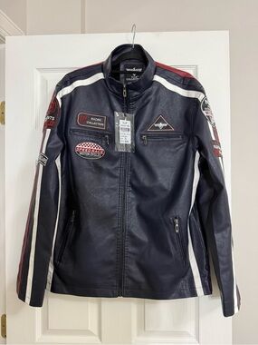 VIP Collection Limited Edition Stylish Motorcycle Jacket Men’s Sz XL NWT